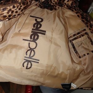 Animal print Pelle Pelle Puffer